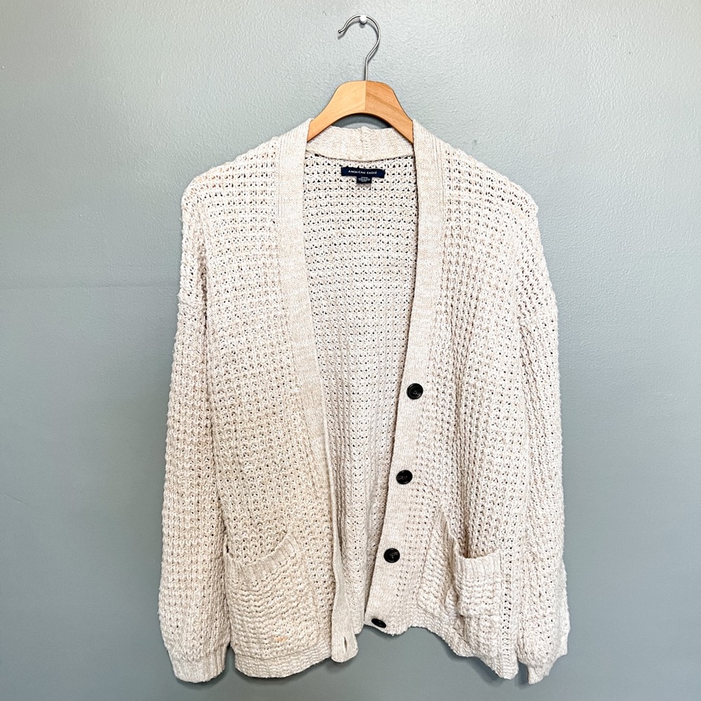 AE Waffle Knit Cardigan